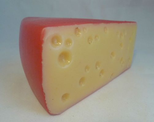 Artificial Cheese Wedge Red